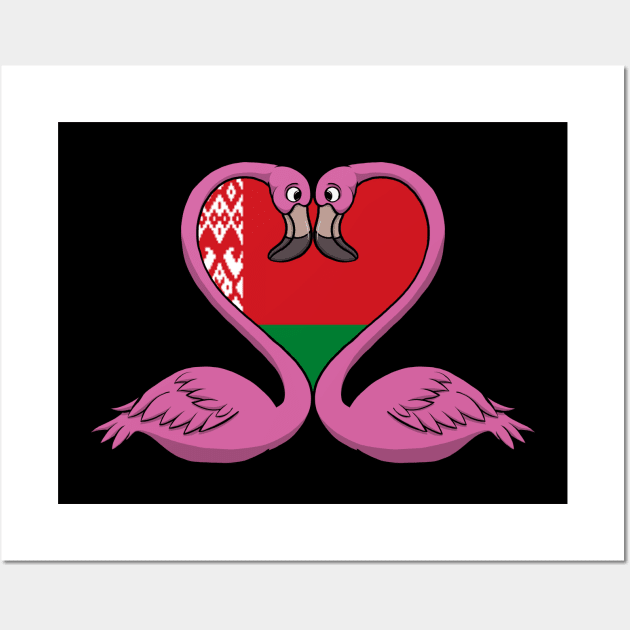 Flamingo Belarus Wall Art by RampArt